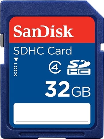 SanDisk Blue 32GB SDHC 1 Class 4