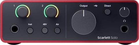 Focusrite Scarlett Solo 4th Gen Audio Interface (USB), B