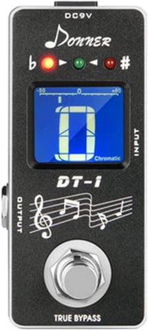 Donner DT-1 Guitar Chromatic Pedal Tuner, B