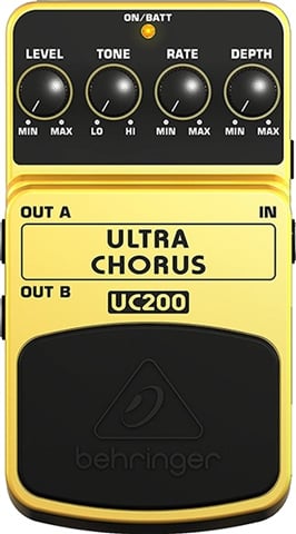 Behringer UC200 Ultra Chorus Effects Pedal, B