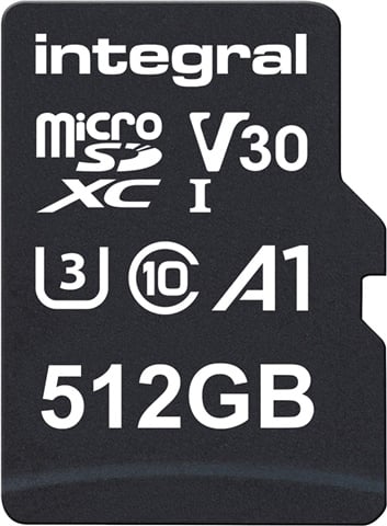 Integral 512GB microSDXC Card UHS-I U3 A1 V30