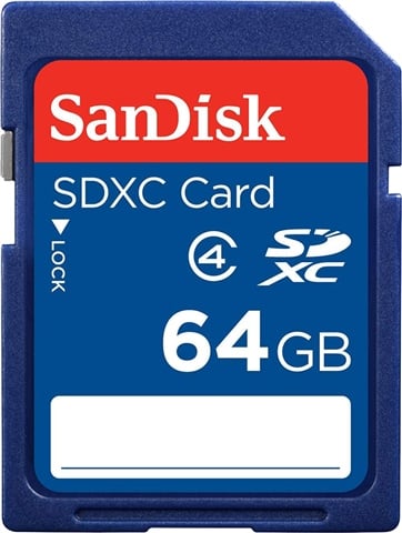 SanDisk 64GB SDXC Class 4