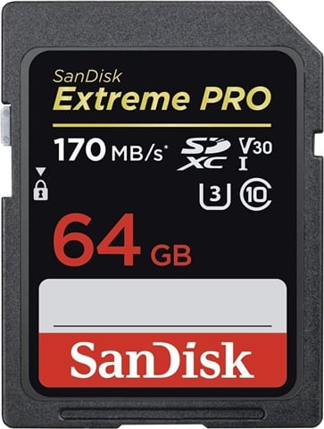 SanDisk Extreme PRO 64GB SDXC UHS I U3 V30