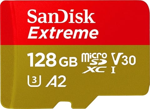 SanDisk Extreme 128GB microSDXC Card UHS-I U3 A2 V30