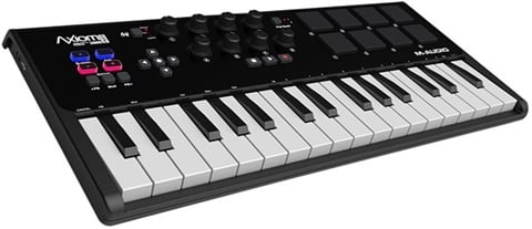 M-Audio Axiom AIR Mini 32 Portable 32-Key USB MIDI Keyboard Controller, B