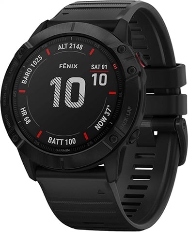 Garmin Fenix 6X Pro 51mm Smartwatch - Black, B