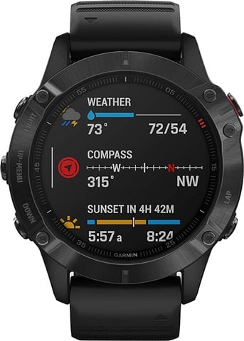 Garmin Fenix 6 Pro Smartwatch - Black, B