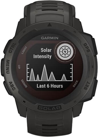 Garmin Instinct Solar GPS Smartwatch - Graphite, B