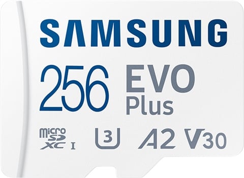 Samsung Evo Plus 256GB microSDXC Card UHS-I U3 A2 V30