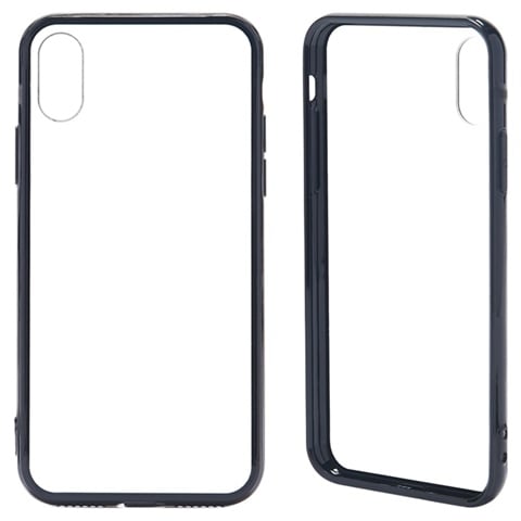 iPhone X/XS case - Black/Clear