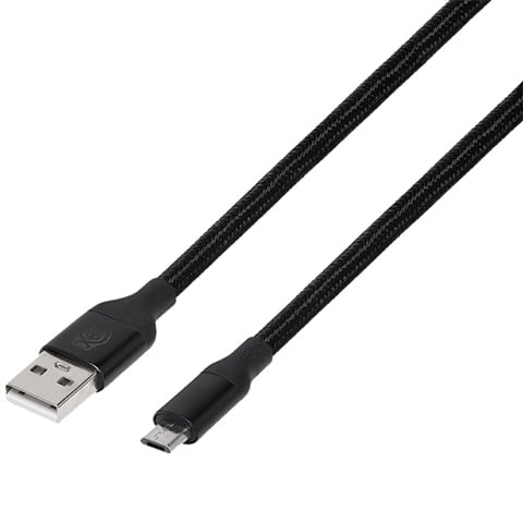Micro-USB to USB-2.0 12W Cable
Braided Nylon Cable 3m