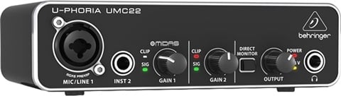 Behringer UMC22 Computer Audio Interface, B