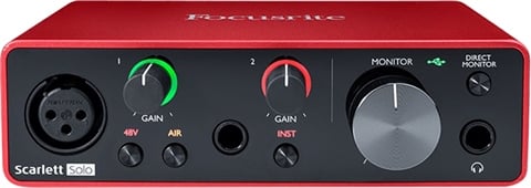 Focusrite Scarlett Solo 3rd Gen Audio Interface (USB), B