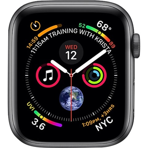 Watch Series 4 (GPS) NO STRAP, Space Grey Aluminium, 44mm, C