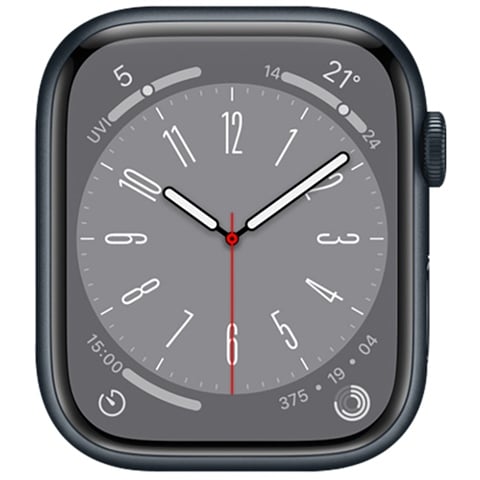 Watch Series 8 (Cel) NO STRAP, Midnight Aluminium, 45mm, B