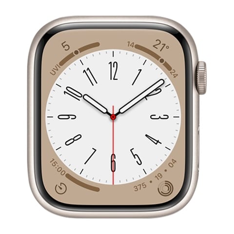 Watch Series 8 (Cel) NO STRAP, Starlight Aluminium, 41mm, B