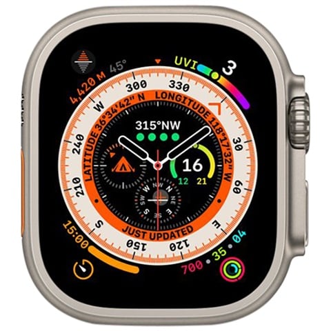 Watch Ultra (Cel) NO STRAP, Titanium, 49mm, B