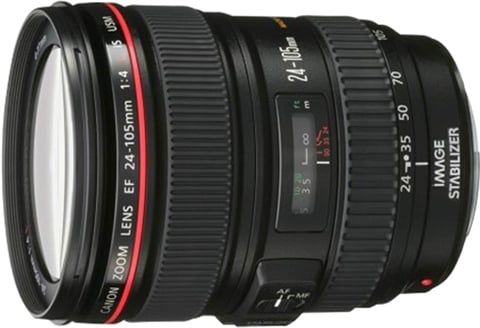 Canon EF 24-105mm f/4L IS USM Black Lens