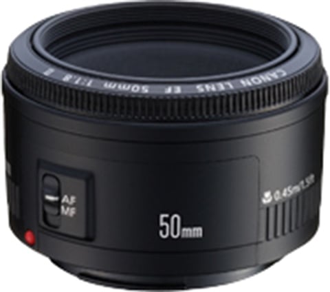 Canon EF 50mm f/1.8 II Black Lens