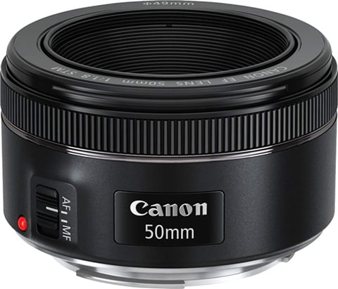 Canon EF 50mm f/1.8 STM Black Lens