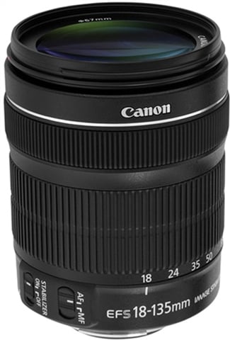 Canon EF-S 18-135mm f/3.5-5.6 IS STM Black Lens