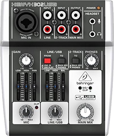 Behringer Xenyx 302USB Mixer (USB), B