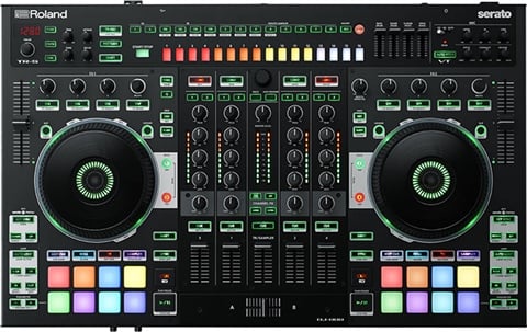 Roland DJ-808 DJ Controller w Built In Drum Machine & 4 Channel Mixer, B