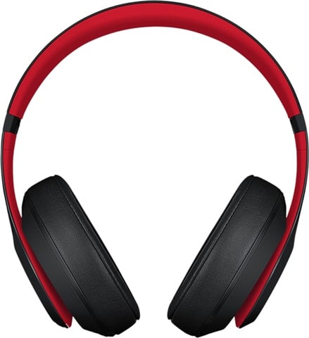 Beats Studio3 Wireless Over-Ear Headphones - Defiant Black/Red, B