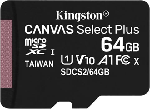 Kingston Canvas Select Plus 64GB MicroSDXC UHS-I U1 V10