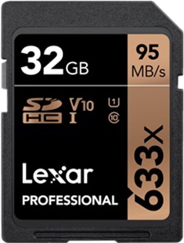 Lexar Professional 633x 32GB SDHC UHS-I U1