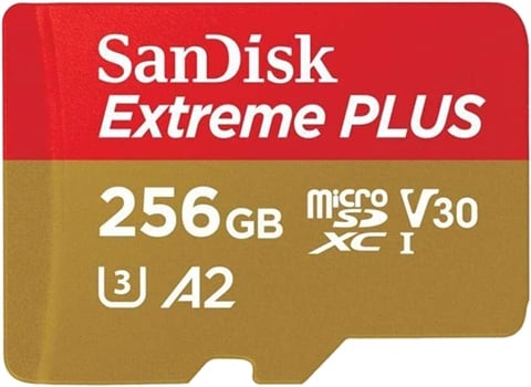 SanDisk Extreme Plus 256GB microSDXC Card UHS-I U3 A2 V30