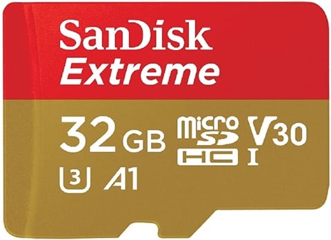 SanDisk Extreme 32GB microSDHC Card UHS-I U3 V30 A1