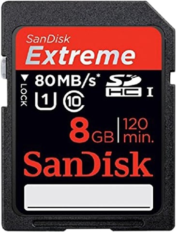 SanDisk Extreme 8GB SDHC-1 UHS-I 30MB/S C10