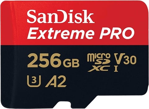 SanDisk Extreme Pro 256GB microSDXC Card UHS-I U3 A2 V30