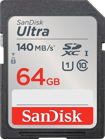 SanDisk Ultra 64GB SDXC UHS-I 140 MB/s