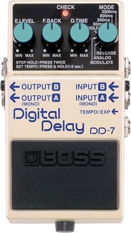 Boss DD-7 Digital Delay Guitar Effect Pedal, B