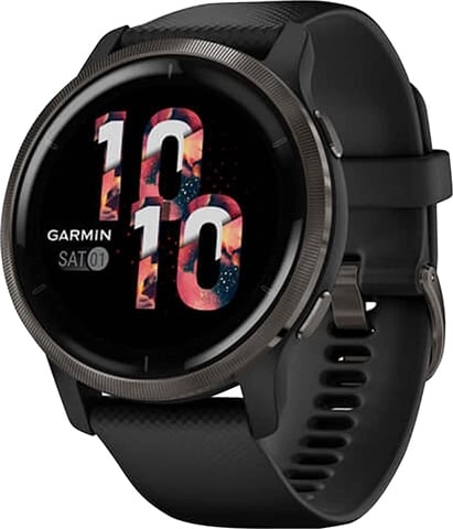 Garmin Venu 2 Plus GPS Smartwatch - Slate Black, B